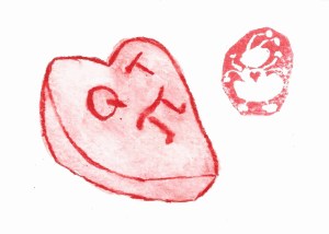 Candy Heart "QT Pi" etegami