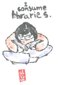 GirlReadingCrossLeggedIConsumeLibraries.2013-04-13