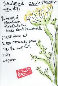 Cauliflower.DillCarawaySeeds.Recipe.26May2014