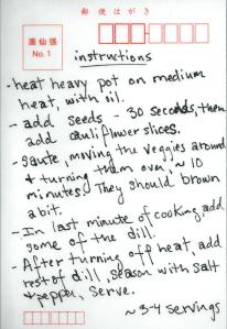 Cauliflower.DillCarawaySeeds.Recipe.Back.26May2014